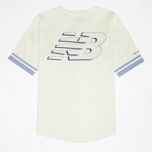New Balance Premium Baseball Shirt Unisex T-Shirts & Polos Beige Taille 170 Vêtements