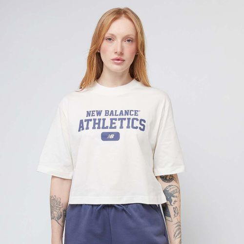 New Balance Heritage Relaxed T-Shirt Femme T-Shirts & Polos Beige Taille Xs Vêtements