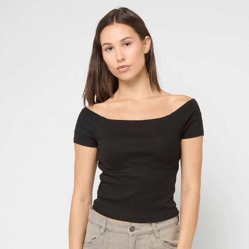 Urban Classics Ladies Off Shoulder Rib Tee Femme T-Shirts & Polos Noir Taille S Vêtements