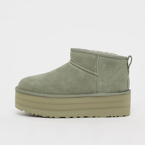 Ugg Classic Ultra Mini Platform Femme Bottes Vert Taille 41 Chaussures