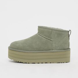 Ugg Classic Ultra Mini Platform Femme Bottes Vert Taille 41 Chaussures