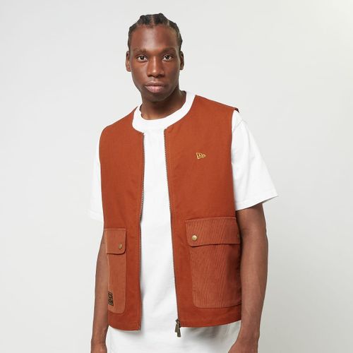 New Era Utility Vest Homme Gilets Orange Taille S Vêtements