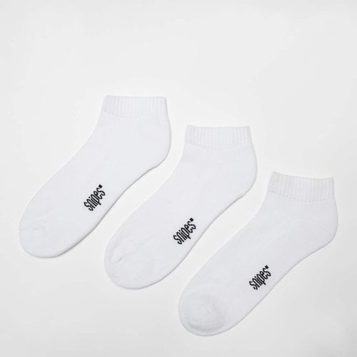Snipes 3 Pack - Locut Socks Unisex Chaussettes Blanc Taille 43-46 Vêtements