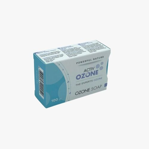 Activozone Savon À L'ozone 100 G, Naturel, Production Artisanale À Froid Aux Huiles Ozonées, Calendula Et Vitamine E Au Pouvoir Antimicrobien Et Régénérant, Anti-Inflammatoire, Apaisant Et Cicatrisant 