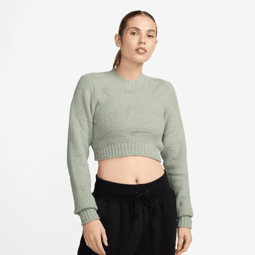 Nike Sportswear Phoenix Bouclé Long Sleeve Top Femme T-Shirts À Manches Longues Vert Taille Xs Vêtements