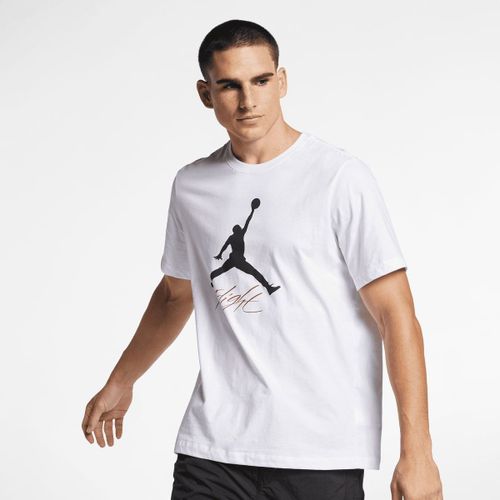 Jordan Jumpman Flight High Brand Read Tee Homme T-Shirts & Polos Blanc Taille M Vêtements