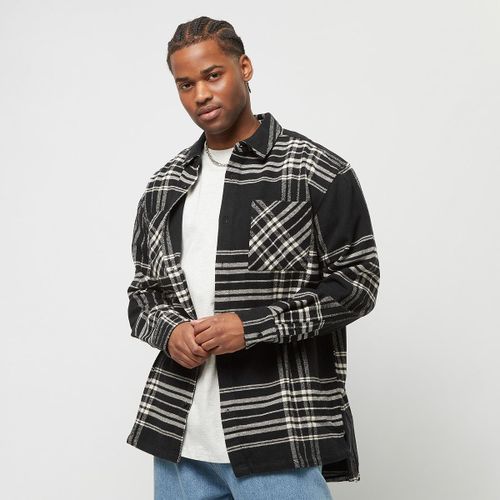 Urban Classics Long Oversized Checked Summit Shirt Homme Chemisettes Noir Taille S Vêtements
