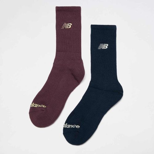 New Balance 2 Pack - Embroidery Logo Unisex Chaussettes Multicolore Taille 39-42 Vêtements