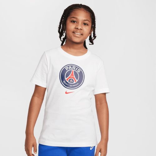 Nike Psg Crest Tee Unisex T-Shirts & Polos Blanc Taille 170 Vêtements