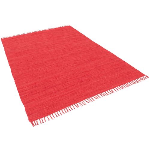 Pergamon Jolly Cotton -Tapis Naturel En Coton Rouge 70x140 Cm