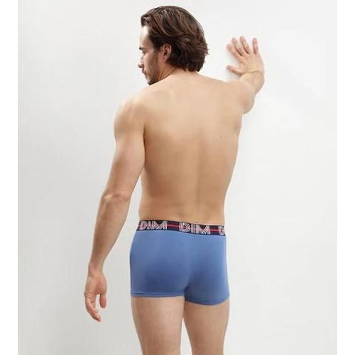 Dim Lot De 3 Boxers Rouge, Bleu Nuit Et Bleu Clair - Dim Powerful
