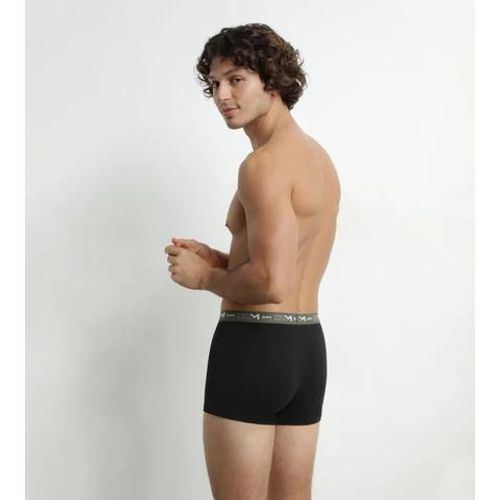 Dim Lot De 3 Boxers Homme En Coton Bleu Orange Dim Coton Stretch