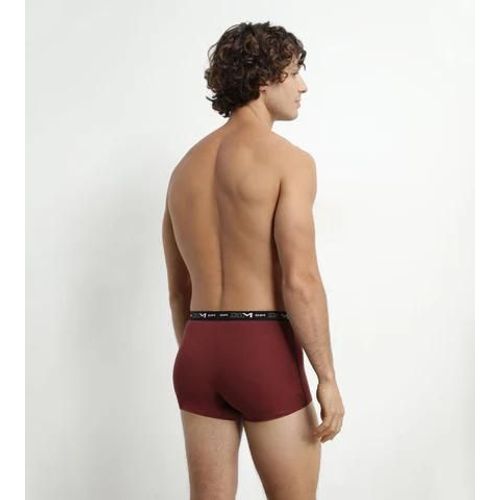 Dim Lot De 3 Boxers Homme En Coton Rouge Vert Dim Coton Stretch