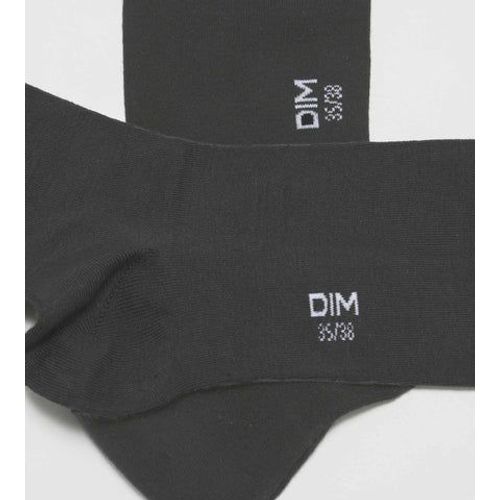 Dim Lot De 2 Paires De Chaussettes Femme En Viscose Anthracite Dim Bambou