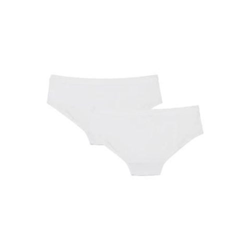 Dim Lot De 2 Shorties Fille Blancs - Pocket Micro