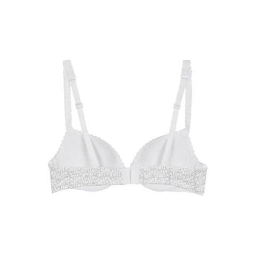 Dim Soutien-Gorge Fille À Armatures Blanc Imprimé Logo Dim Touch
