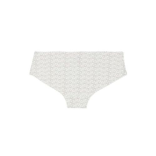 Dim Shorty Blanc Fille Imprimé Logo Dim Touch