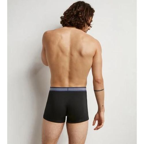 Dim Boxer Homme En Coton Modal À Ceinture Rayée Noir Dim Smart