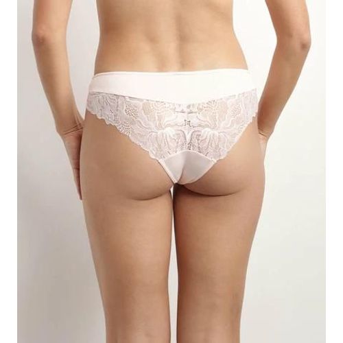 Dim Slip Femme Dentelle Et Microfibre Rose Ballerine Generous Essentiel