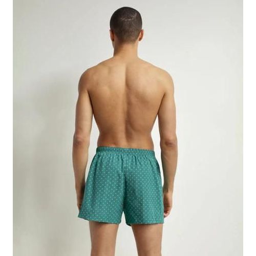 Dim Lot De 2 Caleçons Homme En Coton Bio Acier À Motif Géo Dim Good
