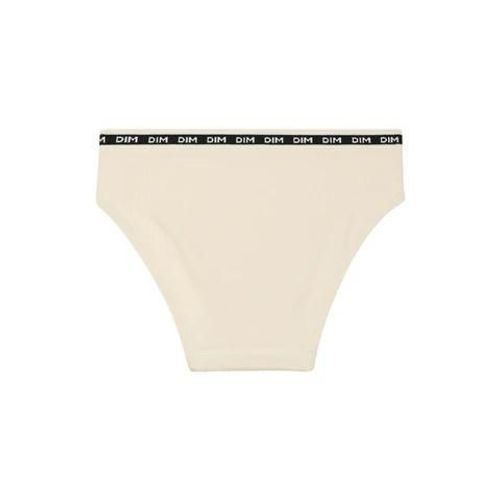 Dim Slip Pour Fille En Tissu Côtelé Beige À Ceinture Noire Dim Icons