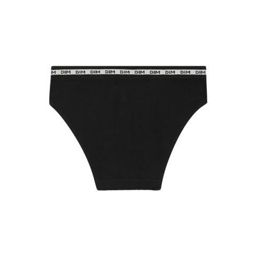 Dim Slip Pour Fille En Tissu Côtelé Noir À Ceinture Beige Dim Icons