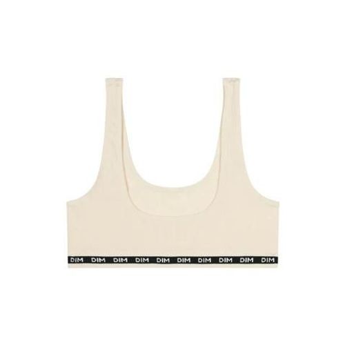 Dim Brassière Fille En Tissu Côtelé Beige Ivoire Dim Icons
