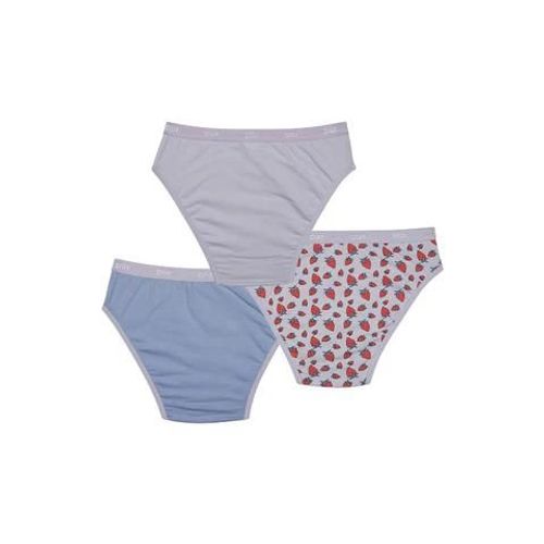 Dim Lot De 3 Culottes Fille En Coton Stretch Motif Fraise Lila Les Pockets