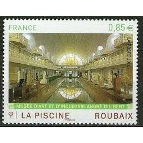 Art : "La Piscine" : Musée D'Art Et D'Industrie André Diligent Année 2010 N° 4453 Yvert Et Tellier Luxe