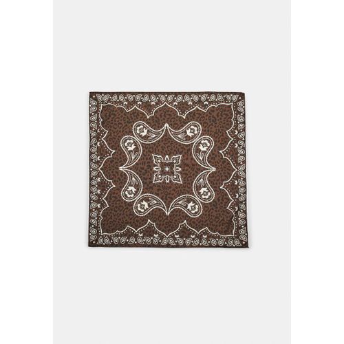 Stradivarius Foulard Bandana Léopard Marron Os