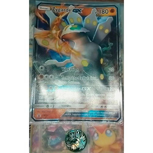 Zygarde Gx Grande Carte / Jeton Vert Zygarde
