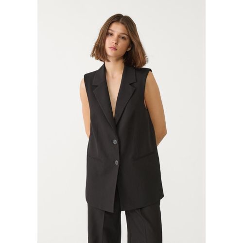 Stradivarius Gilet Regular Basique Noir Xl