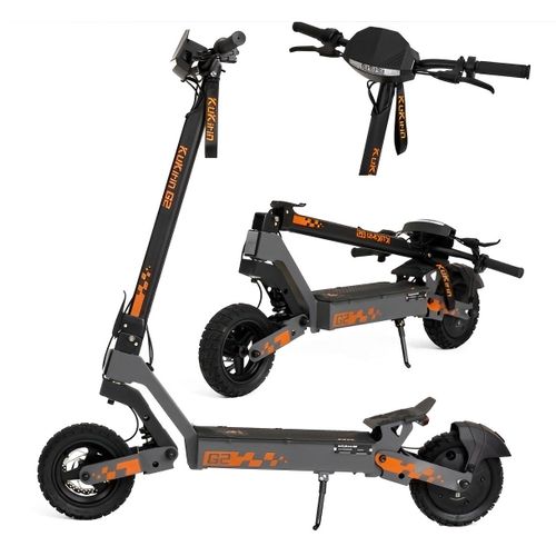 Trottinette Électrique Pliable Kukirin G2  Moteur 1200w, 45 Km/H, Batterie 48v 15ah, Pneus 10" Anticrevaison  Pour Adultes