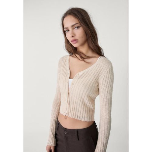 Stradivarius Gilet Maille Boutons Pierre Xl