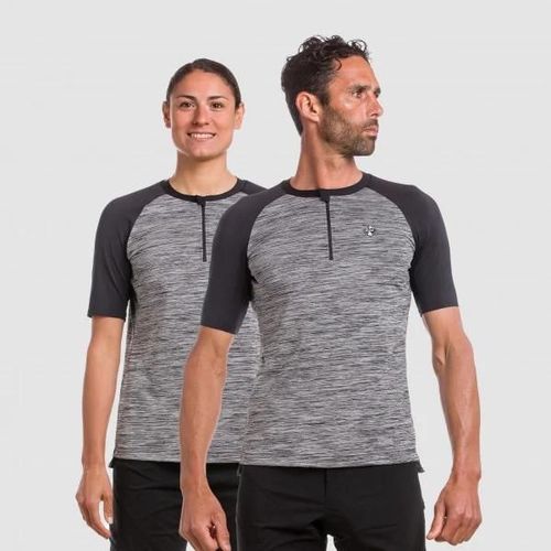 Maillot Unisexe Ekoi Racing Gravel Confort Gris Chiné
