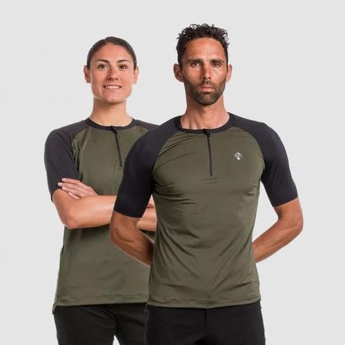 Maillot Unisexe Ekoi Racing Gravel Confort Kaki