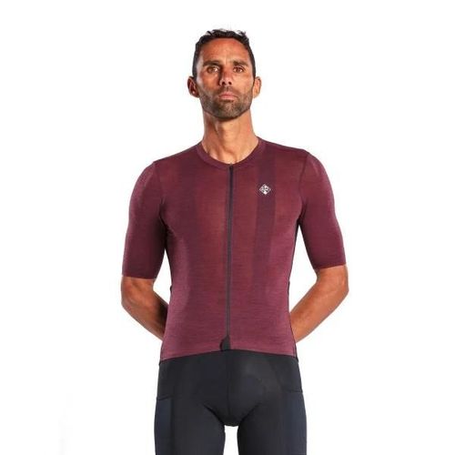 Maillot Unisexe Ekoi Racing Merinos Gravel Bordeaux