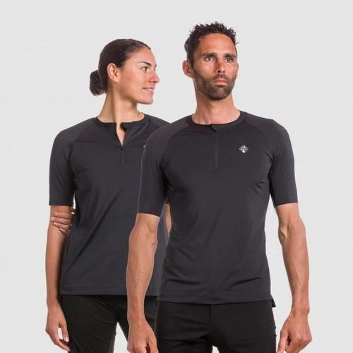 Maillot Unisexe Ekoi Racing Gravel Confort Noir