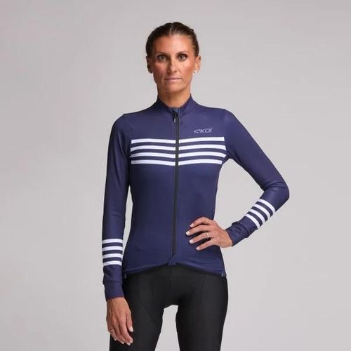 Maillot Manches Longues Femme Ekoi Perf Marin Bleu