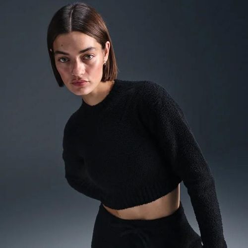 Nike Phoenix Femme Vestes Zippees - Noir - Taille: 38 - Jersey De Coton - Foot Locker