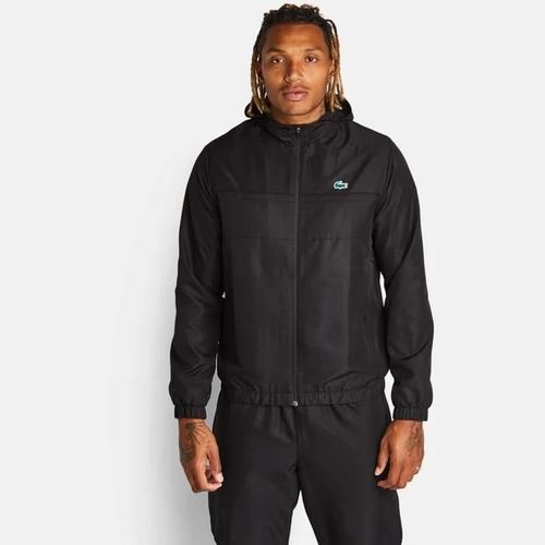 Lacoste Diamond Weave Hooded Homme Vestes Zippees - Noir - Taille: Xs - Foot Locker