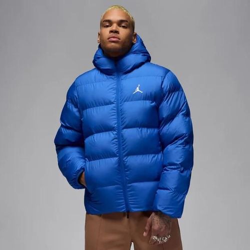 Jordan Brooklyn Puffer Homme Manteaux Blousons - Bleu - Taille: S - Jersey De Coton - Foot Locker