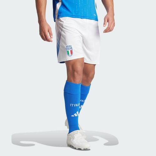 Adidas Italy 24 Home Homme Shorts - Blanc - Taille: M - Toile De Coton - Foot Locker