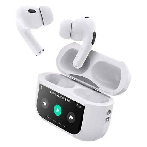 Force Play Touch - Écouteurs sans fil avec micro - intra-auriculaire - Bluetooth - Suppresseur de bruit actif - blanc