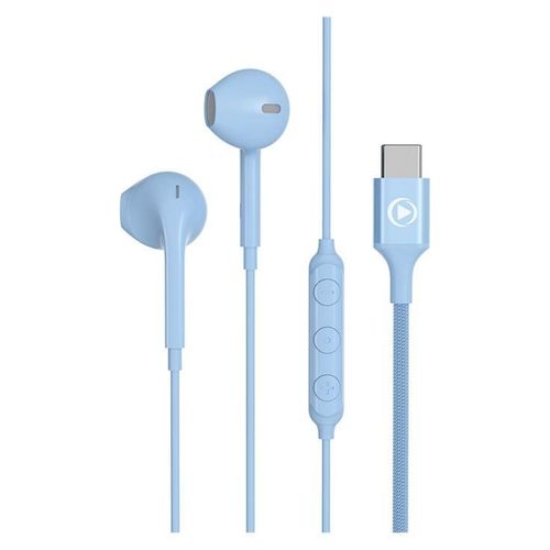 Force Play - Écouteurs avec micro - intra-auriculaire - filaire - USB-C - bleu