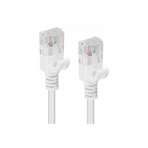 MicroConnect - Câble réseau - RJ-45 (M) pour RJ-45 (M) - 25 cm - UTP - CAT 6 - sans crochet, bloqué - blanc