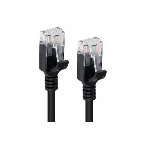 MicroConnect - Câble réseau - RJ-45 (M) pour RJ-45 (M) - 15 cm - UTP - CAT 6 - sans crochet, bloqué - noir
