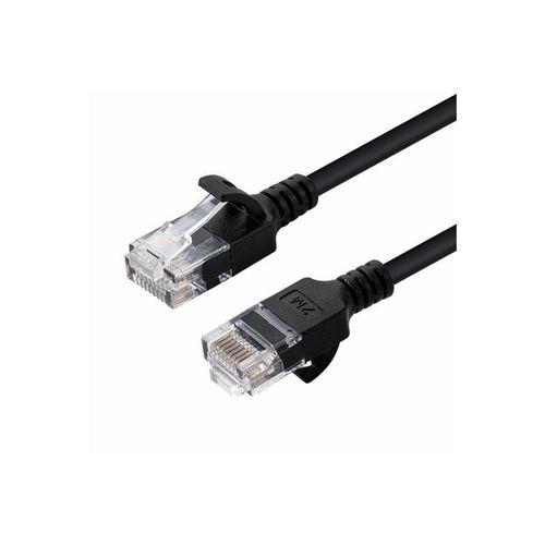 MicroConnect - Câble réseau - RJ-45 (M) pour RJ-45 (M) - 5 m - UTP - CAT 6 - sans crochet, bloqué - noir