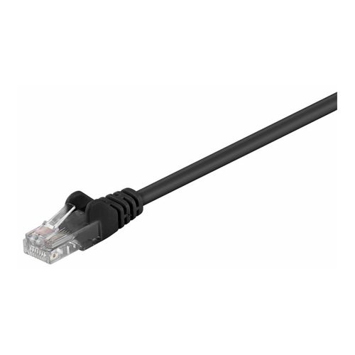 MicroConnect - Câble réseau - RJ-45 (M) pour RJ-45 (M) - 25 cm - UTP - CAT 5e - bloqué - noir