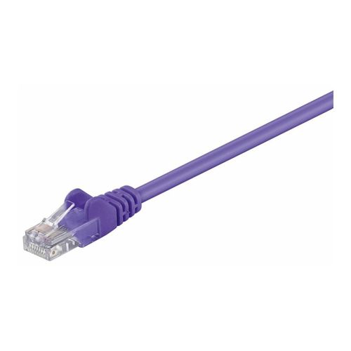 MicroConnect - Câble réseau - RJ-45 (M) pour RJ-45 (M) - 25 cm - UTP - CAT 5e - moulé, bloqué - violet